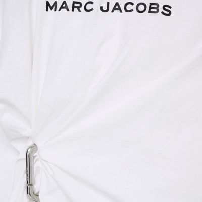 THE POP J MARC LOGO DRAPE BOXY TEE